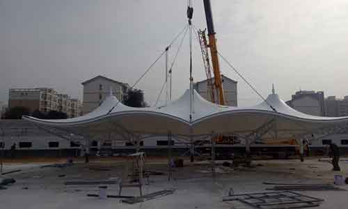 哈尔滨膜结构搭建：机械力量的巧妙运用，构筑未来建筑之美